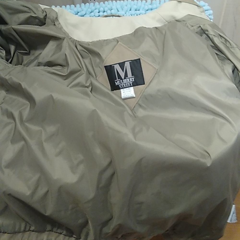 Mulberry Street Med Tan/Cream Jacket. Fully Lined. - Picture 6 of 8
